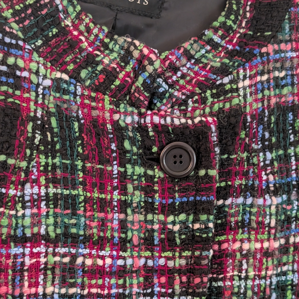 Talbots Women's Multicolor Plaid Jacket - Picture 11 of 14